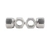 #10-24 Nylon Insert Hex Lock Nuts 150 Pack 304 Stainless