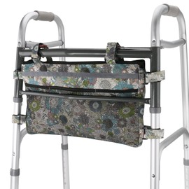 GUOER Walker Bag Suitable for Multiple Walking Aids Rollator Bag Multi-Size Multiple Colors (9.8Wx15.7L in,Color9808)