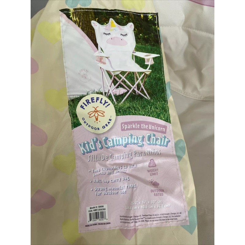 Firefly! Outdoor Gear Sparkle the Unicorn Kid's Camping Chair -