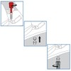 Ginsey All-in-One Toilet Seat Tightening Kit