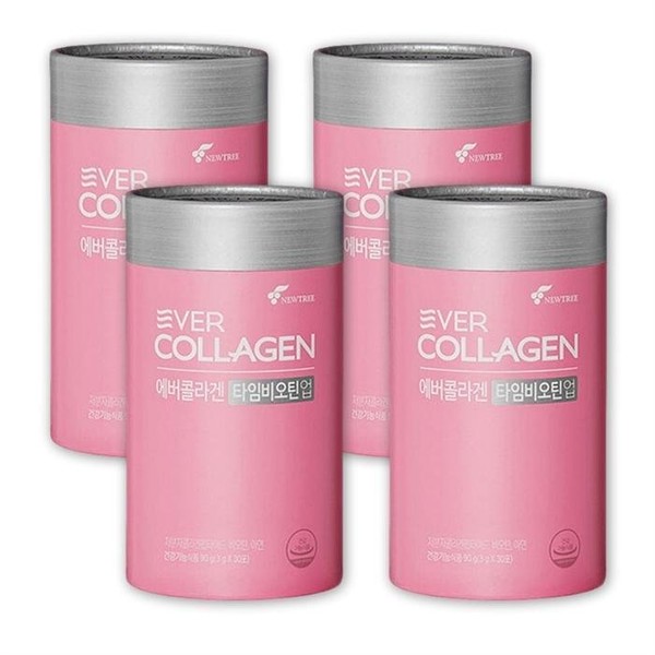 [Nutri] Ever Collagen Time Biotin Up 30 packets x 4 containers 120 days’ worth SJ / [뉴트리] 에버콜라겐 타임비오틴 업 30포x4통 120일분 SJ