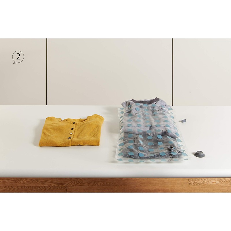 Perfetto Maße der Kompressionstasche: 50 x 70 cm. -Packung mit