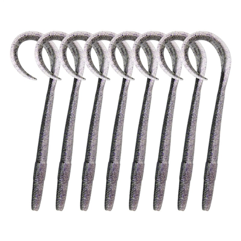 Worm Bait, Realistic Fishing Soft Worm Lures, Reusable Swim Hook