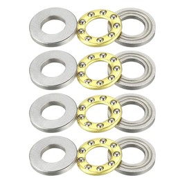 uxcell F5-10M Thrust Ball Bearings 5mm x 10mm x 4mm Chrome Steel Single Direction 4pcs