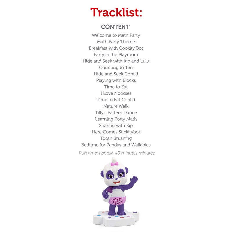 Tonies Lulu Audio Play Character from Word Party Presents Math