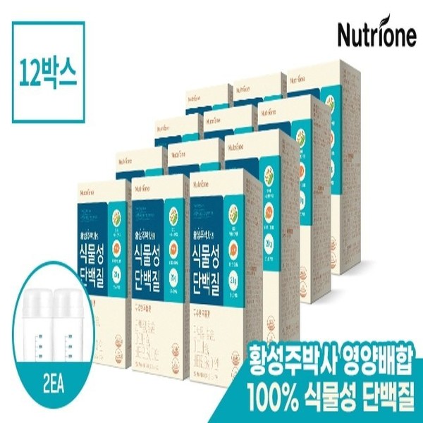 Nutri One Life Dr. Hwang Seong-ju&#39;s vegetable protein 12 boxes, none / 뉴트리원라이프 황성주 박사의 식물성 단백질 12박스, 없음