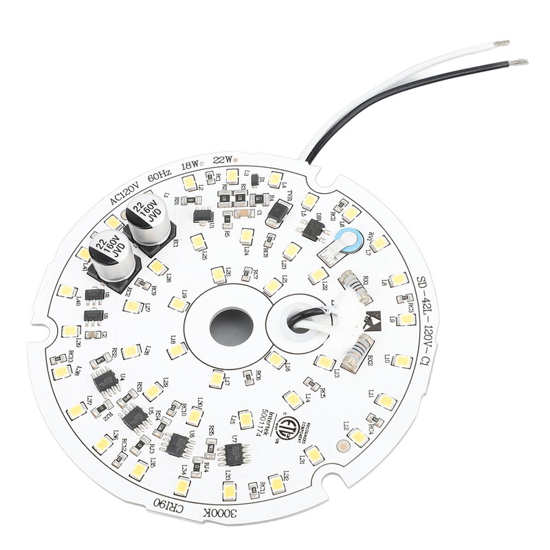 Ceiling Fan Light Replacement Panel 3.93inch Led AC120V 18W 2000LM