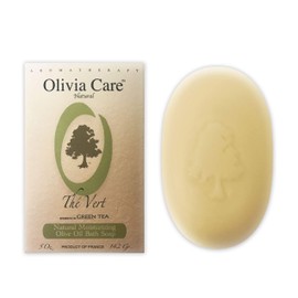 OLIVIA CARE O LINE Organic Green Tea Bath & Body Bar Soap -100% all Natural shower soap good for Sensitive Skin!
