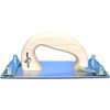 sakazume Clip-on Wooden Handle Hand Sander 2.8 x 7.9 inches