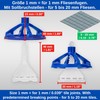 Tile Levelling System, 200 Piece Set, for 1 mm Joint