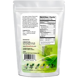 Organic Triphala (Trifala) Powder - Support Healthy Digestion - Gentle Natural Cleanse & Detox - 3 Ayurvedic Superfoods - Raw, Non GMO, Gluten Free, Vegan, 5 lb