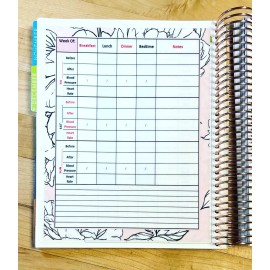 Handmade Health Medical Blood Pressure Two Sided Dashboard for use w Erin Condren Planner