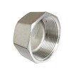 LOZOME 1-1/2" Female Thread Plug Hex End Cap 304 Stainless