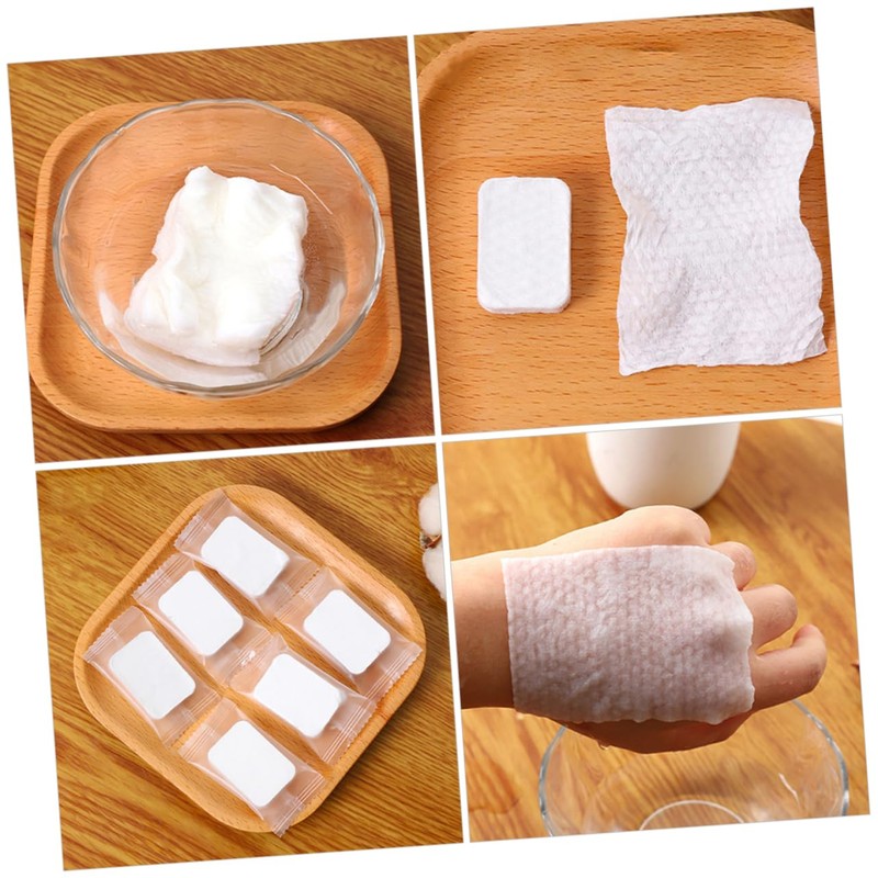 IWOWHERO Facial Cleansing Pads 1 Pack Makeup Remover Pads Compressed