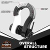 AUTOBOTS Tigertooth D Ring Shackles 45,000lb Break Strength, 3/4”Shackle D