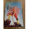 Hulk Hogan Holding USA Flag Real American Artwork 8x12 Metal Wall Sign