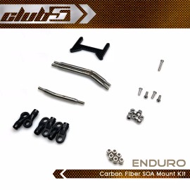Club 5 Racing Carbon Fiber SOA Mount w/Links Kit for Enduro