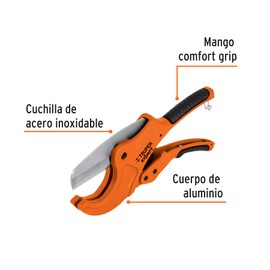 TRUPER COT-PVC-X 2 1/2" Ratcheting PVC Pipe Cutter