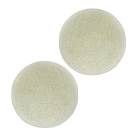 Polish Orbiter Pad 437.051 Fits Oreck 550MC Orbiter Floor Machine 12" Diameter for Polishing and Cleaning Vinyl Tile Flooring and Wooden Floors (2pcs)