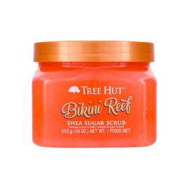 Tree Hut Shea Sugar Exfoliation Care Body Scrub Bikini Leaf, 510g, 1 piece / 트리헛 시어 슈가 각질케어 바디스크럽 비키니리프, 510g, 1개