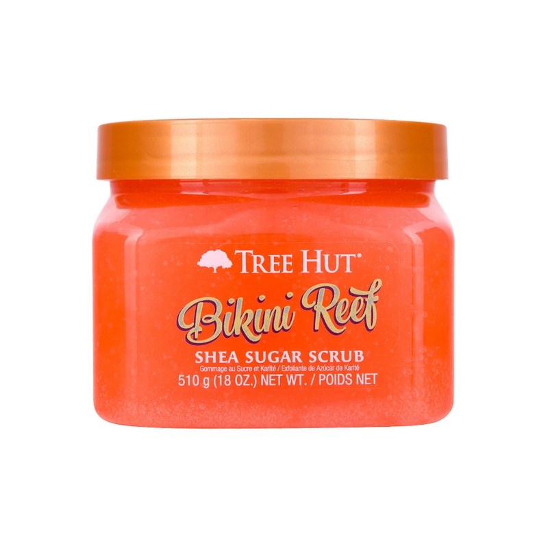Tree Hut Shea Sugar Exfoliation Care Body Scrub Bikini Leaf,