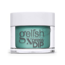 Gelish 1.5 Powder Dip Collection (A Mint of Spring) Mint Green Nail Dip Powder, Vibrant Color, Professional Quality, High Shine, Chip-Resistant, 1.5 ounce.