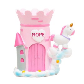 Queen-b Unicorn Pen Stand, Pen Stand, Cute Girl, Tabletop, Storage Case, Interior Desk, Accessories, Stationery, Pencil, Office Supplies, Present (Pink)