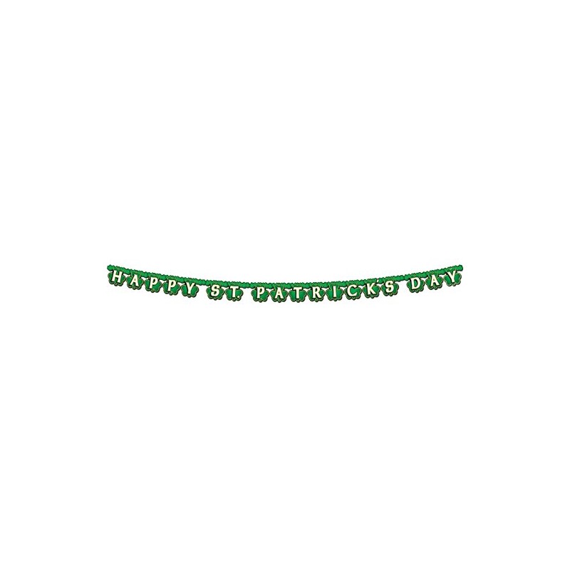 Morris Happy St. Patrick's Day Shamrock Streamer Party Accessory