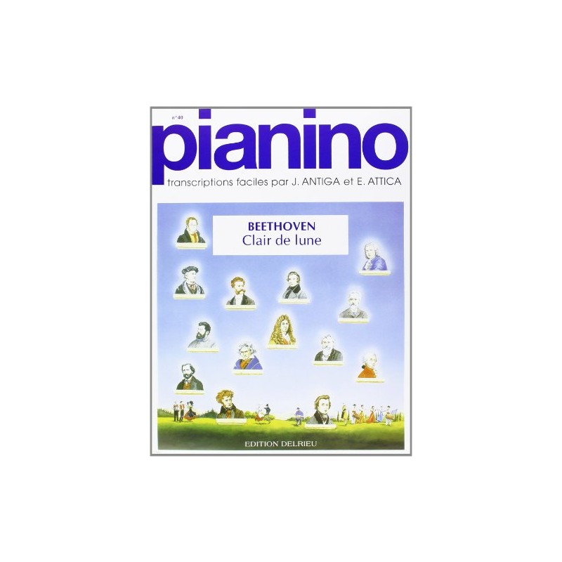 CLAIR DE LUNE - PIANINO 40 --- PIANO
