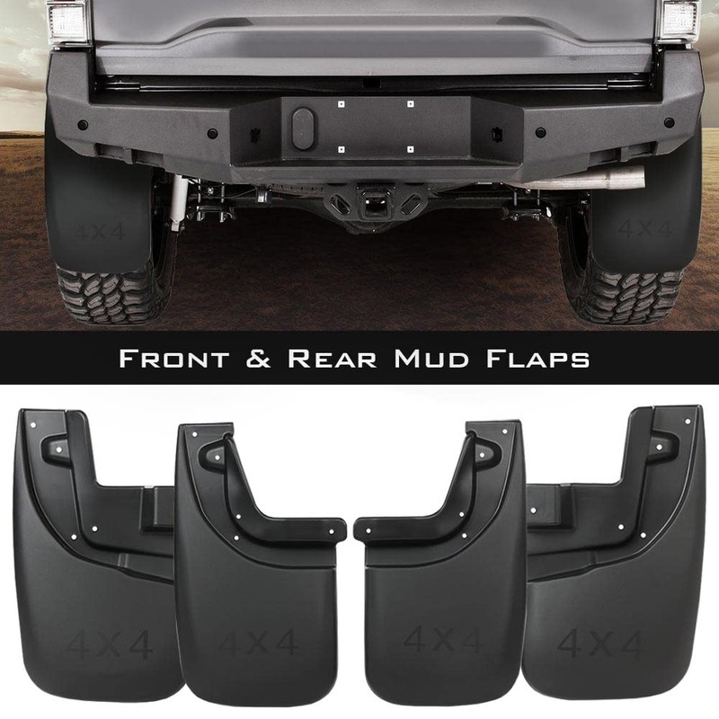 PIT66 Mud Flaps Splash Guards Mudguards Mudflaps, Compatible with 2005-2015