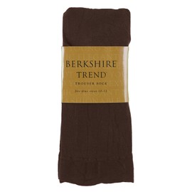 Berkshire womens Trend Opaque - Sandalfoot 6424 Trouser Sock, Chocolate Kisses, Queen Plus