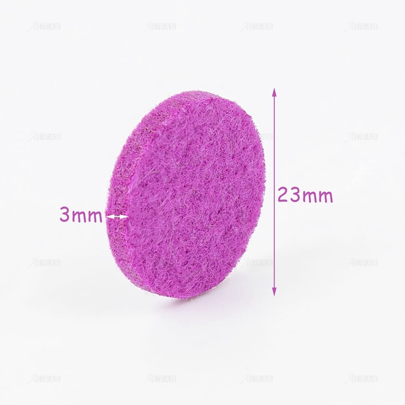AUEAR, 100 Pack Replacement Felt Pads Round Essential Oil Diffuser