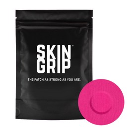 Skin Grip CGM Patches for Freestyle Libre 3 (20-Pack), Waterproof & Sweatproof for 10-14 Days, Pre-Cut Adhesive Tape, Continuous Glucose Monitor Protection (Pink)