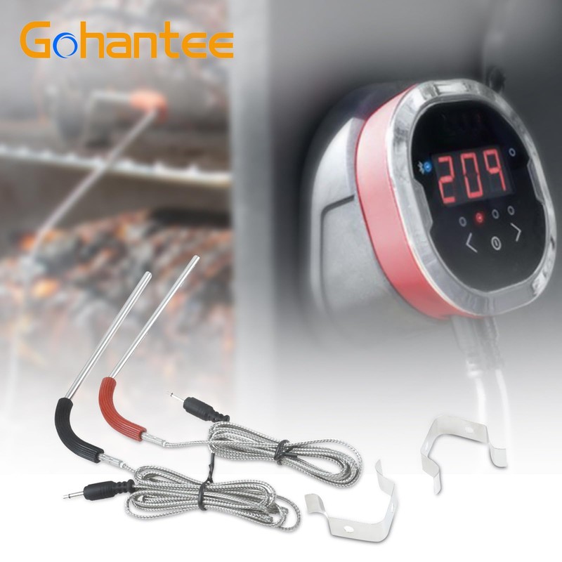 Gohantee 2-Pack Grill Probes Replacement for Weber Igrill 2, Igrill