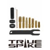 VMS RACING True Spike Anti-Theft 7 Inch Short Thick Red
