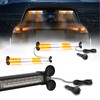WINECO Emergency LED Strobe Traffic Advisor Lights Bar Car Front