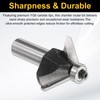 sourcing map 45 Degree Chamfer Router Bit 1/2 Inch Shank