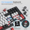 Fogruaden Wired Creamy Mechanical Keyboard with Number Pad, Hot Swappable