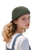 Clakllie Docker Cap Rolled Cuff Harbour Hat Summer Adjustable Sailor