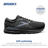 Brooks Men's Addiction GTS 15 Supportive Running Shoe - Black/Black/Ebony