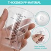 ZephyrCraft 50pcs 240ml Disposable Measuring Cups with 50pcs Mixing Sticks