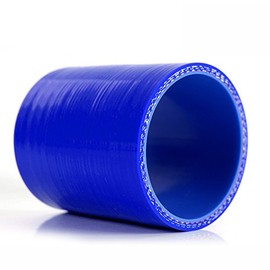 PIT66 3" to 3" Straight Silicone Hose 76mm Intercooler Coupler Tube Pipe Blue