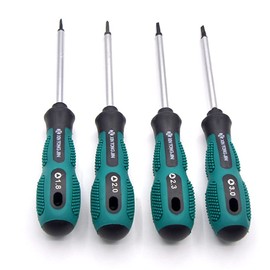 Fongmore 4 Pcs Triangle Screwdriver 1.8mm 2.0mm 2.3mm 3.0mm Non-Slip Screwdriver Kit Precision with Magnetic Multifunctional Hand Tool
