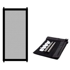 LALOCAPEYO Magic Gate for Dogs, Dog gate for Hall stair Doorway 72 * 110cm ​Pet Safety Gate Portable Folding Dog Mesh Install Anywhere Indoor Outdoor Home Kitchen, Portable Folding Pet Safety Fence