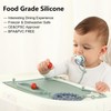 2 Pack Baby Silicone Mat, with Suction Base and 8