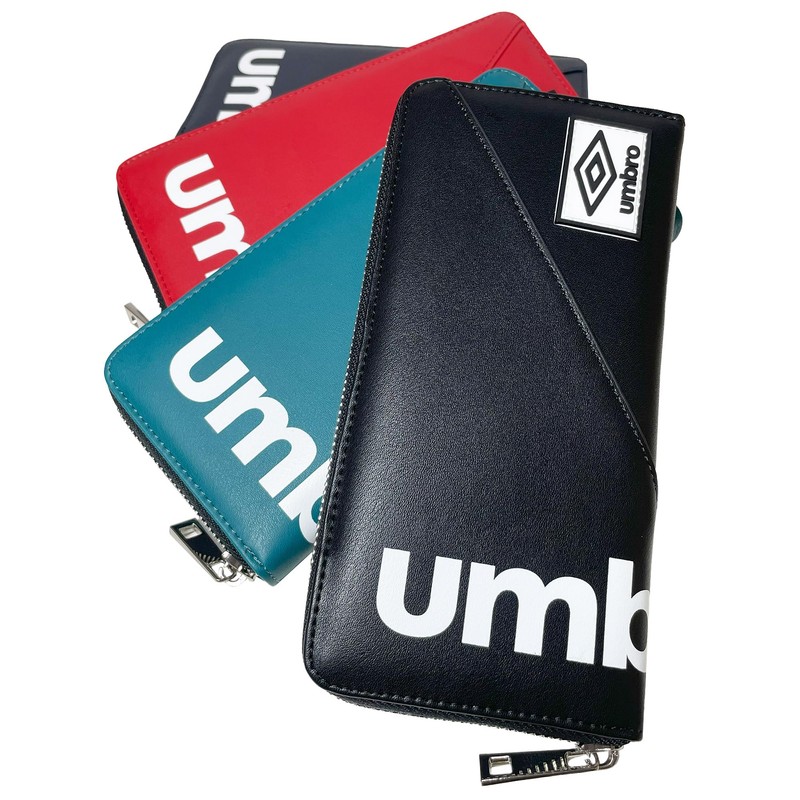 Umbro Long Wallet, Double Logo, Bill Compartment, Round Zipper, Brand