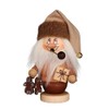 Räuchermann Miniwichtel Weihnachtsmann mit Päckchen