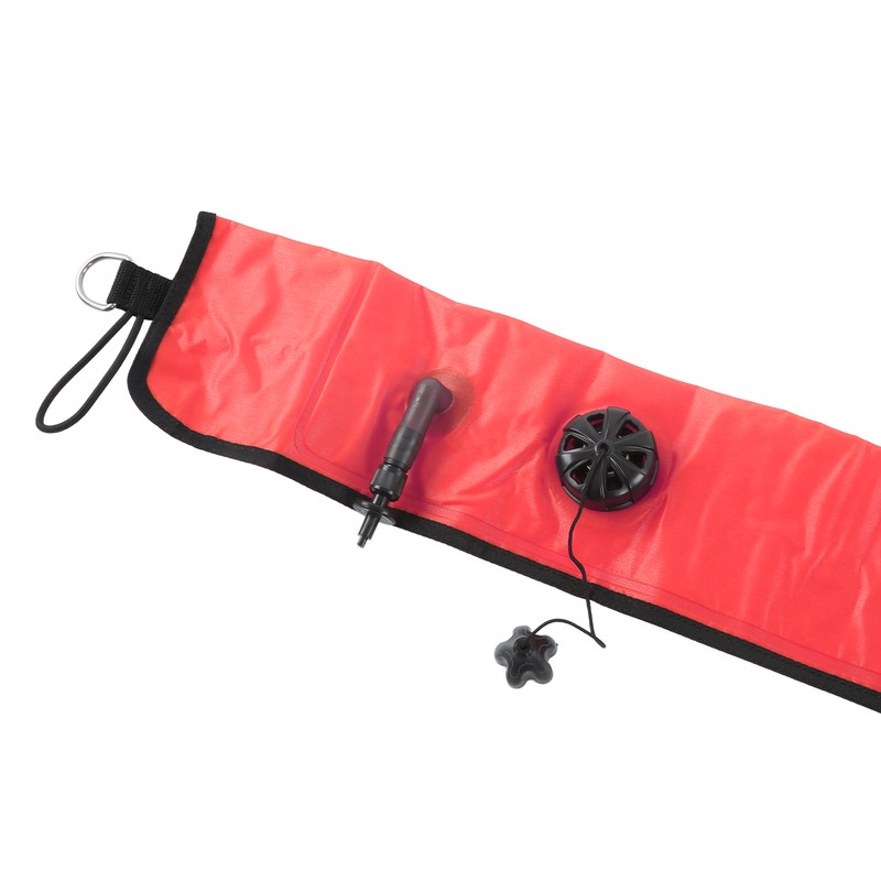 Diving Surface Marker Buoy Diver Inflatable Safety Signal Tube with