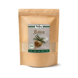 Biojoy Organic Maca Powder from Peru (1 kg), Maca Root Ground (Lepidium meyenii)