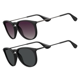 STGATN Vintage Sunglasses Womens Polarised UV400 Protection for Driving Travel Outdoors 2 Pack